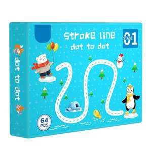 Libro per il controllo della penna per bambini dell'asilo, libro per l'allenamento alla scrittura e alla concentrazione. - Product Image 1