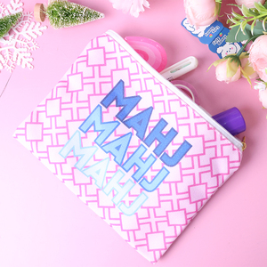 Borsa Cosmetica Portatile Personalizzata in Tela di Cotone Ecologica con Cerniera, Logo Personalizzato, Riutilizzabile, Multicolore, Promozionale per Articoli da Toilette - Product Image 4