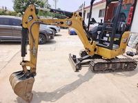 Mini-pelleuse CAT 301.7 d'occasion 1,7 tonne |   Excavatrice compacte certifiée CE avec moteur Caterpillar d'origine