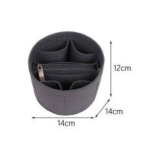 Organisateur de sac à main en feutre personnalisé, insert de sac cosmétique en feutre, doublure pour sac à main, compatible avec le sac seau rond <span class=keywords><strong>Cannes</strong></span> - Product Image 4