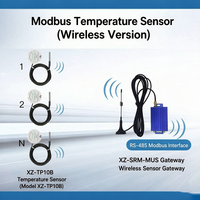 Capteur de température Modbus alimenté par batterie, passerelle RS485, surveillance de la température sans fil
