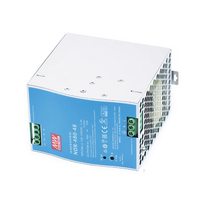 Alimentation électrique à découpage sur rail DIN NDR-480-48 Mean Well 480W 48V 10A, PFC actif, simple, efficacité de 95% pour l'automatisation industrielle