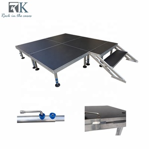 Scène modulaire en aluminium pour exposition, événement, concert en plein air, danse, éclairage, scène mobile portable à vendre - Product Image 1