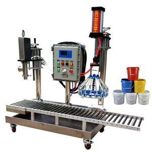 Pail Weight Filler Pails Sealing Oil Drum Filler Sealer Color <b>Paint</b> Coating Pail Liquid Weighing <b>Paint</b> Filling Machine - Product Image 1