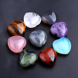 3cm <span class=keywords><strong>Set</strong></span> batu bentuk hati hati alam cinta khawatir kristal <span class=keywords><strong>Chakra</strong></span> penyembuhan kristal untuk menyeimbangkan penyembuhan Reiki - Product Image 6