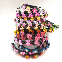 Aksesoris Rambut Anak Grosir, Desain Kartun, Bunga, Hewan, Jepit Rambut Anak Perempuan, Headband Plastik