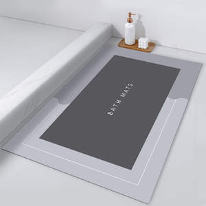 רך קומפי עובש עמיד סופר סופג ללא אנטי להחליק רצפת זיכרון קצף דיאטומיט אמבטיה מחצלות אמבטיה מחצלת מקלחת מחצלת שטיחים - Product Image 1