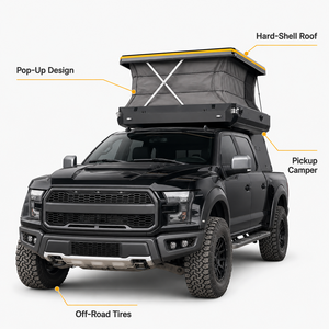 <span class=keywords><strong>Camper</strong></span> para Camioneta a <span class=keywords><strong>Precio</strong></span> Competitivo, Directo de Fábrica, Motorizado, Todoterreno, para Dodge Pickup, Uso en Campamentos al Aire Libre - Product Image 4