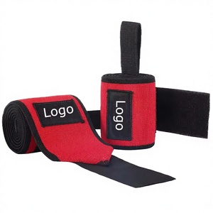 Fitness Cross Fit Safety Wrist Wraps Custom Logo Adjustable Wrist Support Weightlifting Wristband Strap Brace Thumb Loop - Product Image 2