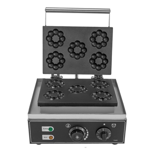 Máquina eléctrica comercial para hornear gofres, Donut de flores, 5 agujeros, gran oferta - Product Image 2