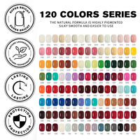 Kit de vernis à ongles en gel JOUS 120 couleurs, vernis UV, gels pour ongles, résine néon, gel pailleté UV, vernis à ongles coloré personnalisable, inodore