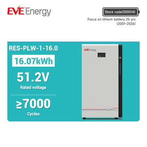 Système de stockage d'énergie mural EVE pour la maison, 51,2 V, 10 kWh-16 kWh, batterie solaire de qualité A - Product Image 4