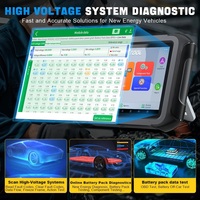 Lector de Códigos XTOOL D9 EV para Tesla y BYD con Detección de Paquete de Baterías EV, Más de 45 Funciones de Reinicio, Pantalla Táctil de 9.7 Pulgadas, Inalámbrico