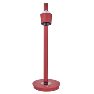 Modern 7+7W <strong>Red</strong> Desk <strong>Lamp</strong> with Touch Control Simple Design Aluminum Body LED Table Light Source with Charging Function for Phone - Product Image 2
