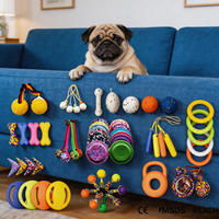 Jouets à mâcher pour animaux de compagnie, ensemble de jouets résistants pour tirer à la ligne, certifiés CE, jouets interactifs pour chiens pour le jeu de la ligne de vie en extérieur, vente en gros, livraison rapide