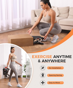Mini <span class=keywords><strong>exercice</strong></span> d'<span class=keywords><strong>escalier</strong></span> silencieux de fitness d'intérieur multifonction HAC-S5 avec acier et matériau ABS pour un usage domestique et la perte de poids - Product Image 4