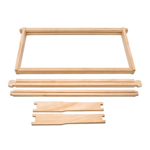 (10 pièces) prix usine Langstroth cadre de ruche en bois de pin cadre de ruche profonde/moyenne pour l'apiculture - Product Image 2