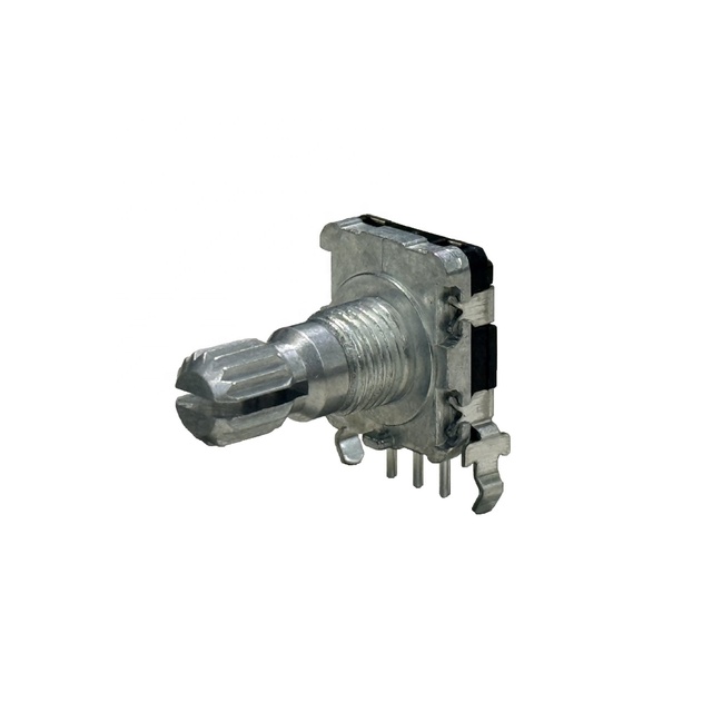 Forward DC11B 11mm Industrial Rotary Encoder Metal Shaft Vertical Mounting DC 5V/10mA Flatted End Long Life High Reliability PC