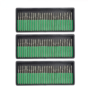 Boasta 30 pezzi 2.35mm 3mm diamantati Set di molature rotanti per gioielli incisione lucidatura e intaglio strumenti - Product Image 1