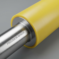 Fournisseur de rouleaux en caoutchouc silicone PU sur mesure, fabricant de rouleaux en polyuréthane de précision, solutions d'impression industrielles, moulage modèle 007-4