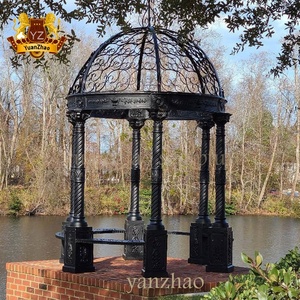 Meubles d'extérieur en métal <span class=keywords><strong>forgé</strong></span> Antique, gazébo de jardin en fonte, vente en gros, - Product Image 3