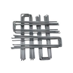 Clous galvanisés en U, agrafes de jardin robustes pour la fixation du gazon artificiel - Product Image 1