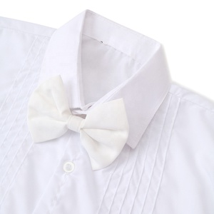 Abito da battesimo in smoking classico per ragazzo personalizzato abiti da battesimo per bambino e ragazzo <span class=keywords><strong>Blazer</strong></span> Beige camicie bianche pantaloni con cravatta a papillon per 2-7 anni - Product Image 6