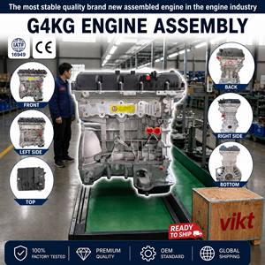 Conjunto de Motor G4KG de Grado Comercial 2.4L MPI de Alta Potencia para Hyundai Grand Starex H1 <span class=keywords><strong>Kia</strong></span> <span class=keywords><strong>Carnival</strong></span>, <span class=keywords><strong>Precio</strong></span> Mayorista, Nuevo Set - Product Image 1