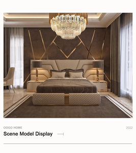 Hotel de lujo Ingeniería Diseño Estrella Hotel de lujo Apartamento Dormitorio Cama Hotel de lujo Muebles de dormitorio - Product Image 2