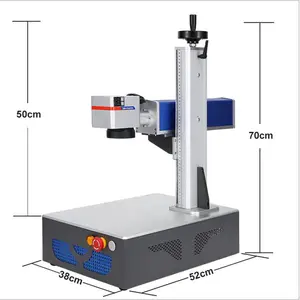 Chinese factory best price portable desktop 30 watt ipg laser marking machines fiber laser engraving machine marking for metal