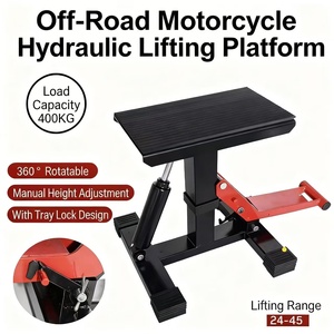 Capacidad de carga 500 kg Plataforma elevadora ampliada Soporte hidráulico para motocicletas Soporte para motocross Mesa de reparación - Product Image 5