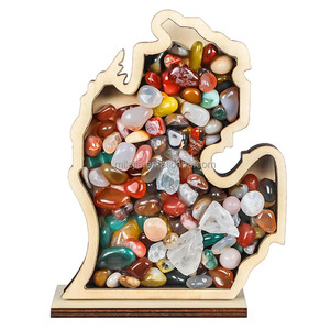 Scatola Porta Conchiglie in Legno, Espositore Decorativo Costiero, Contenitore per Conchiglie, Decorazione per <span class=keywords><strong>Casa</strong></span> al <span class=keywords><strong>Mare</strong></span>, Ricordo e Souvenir, <span class=keywords><strong>Arredamento</strong></span> Costiero per la <span class=keywords><strong>Casa</strong></span> - Product Image 3