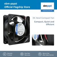 Ventilateur de refroidissement DC industriel à roulement à billes, pales en plastique, 24VDC 30W 6800RPM, 120x120x38mm, pour armoire d'onduleur, électrique OEM 4114N/2H4