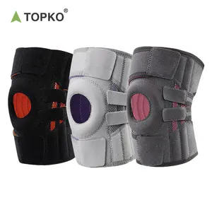 TOPKO Stock silicone sports knee pads adjustable support knee pads patella protection knee pads