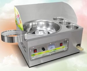 Machine à Barbe à Papa et Guimauves Automatique Commerciale en Acier Inoxydable de Haute Qualité 1200W pour Usage Domestique - Product Image 3