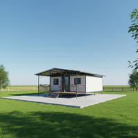 Maison préfabriquée extensible personnalisée en conteneur de 20 pieds ou 40 pieds, cuisine en acier léger, maison portable de luxe, Casas Prefabricadas