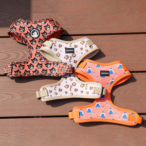 OKEYPETS卸売パッド入りリバーシブルペットハーネススーパーコンフォートネオプレンカスタムデザインドッグハーネス - Product Image 1