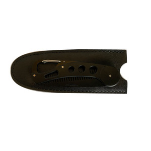 Nuovo Design pettine per barba dritto pieghevole nero 1 pezzo in metallo da barbiere con 1 pz sacchetto di schiuma - Product Image 4