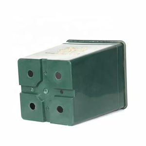 Pots de fleurs en plastique pour pépinière, écologiques, noirs, carrés, de grande taille pour l'extérieur, 1, 2, 3, 5, 7, 10 gallons, vente en gros à bas prix - Product Image 5