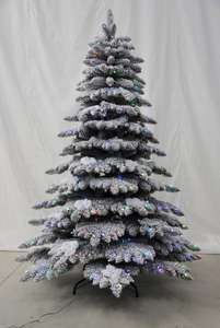 Đổ cây tuyết giáng sinh với đèn LED nhiều màu-Thiết kế thông mờ cho một bầu không khí thần tiên mùa đông huyền diệu - Product Image 2