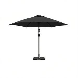 Sombrilla de Patio para Exteriores, Poste de Aluminio de 3 Metros, Elevación Manual con Manivela, Tela Anti UV, Diseño Contemporáneo - Product Image 1