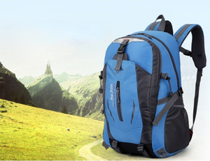 Sac à dos unisexe pour ordinateur portable Oxford - Conception imperméable et respirante, grande capacité 36-57L, sangle à coussin d'air pour l'école et les voyages - Product Image 2