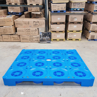 Palette pour bouteilles d'eau de 5 gallons, 16 positions, grande capacité, HDPE, robuste, multifonctionnelle, simple face, prix de gros, export