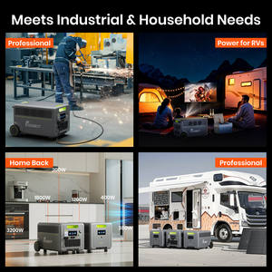 Generador Solar Portátil Fossibot de 7200W, Tomacorriente de CA de 110V/220V, Estación de Energía Recargable con Batería LiFePO4, Energía Industrial - Product Image 3