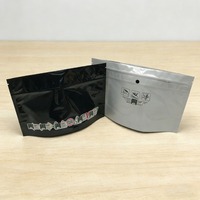 Boîte en papier découpée sur mesure pour bonbons holographiques imprimés, 3,5g, motifs floraux exotiques, avec sacs Mylar 3,5g et ensemble de boîtes