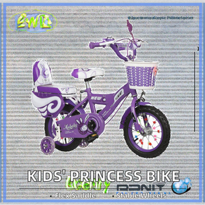 จักรยานส้อมเบสความเร็ว12-20นิ้วสำหรับเด็กชายหญิ<span class=keywords><strong>ง</strong></span>วัย3-6ปีมีการออกแบบแป้นเหยียบธรรมดาสำหรับแฟนเจ้าหญิง - Product Image 2