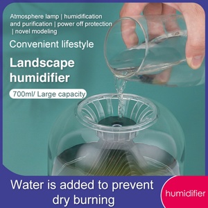 Wireless Steam Humidifier <b>Large</b> Capacity Air Humidifier for Home Korea Type Aroma Essential Oil Mist Landscape Humidifier - Product Image 4