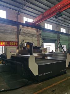 Découpeuses à jet d'eau CNC 3 axes de grande taille pour métaux et carreaux de marbre, 40KW, prix usine, China Shuttle - Product Image 5