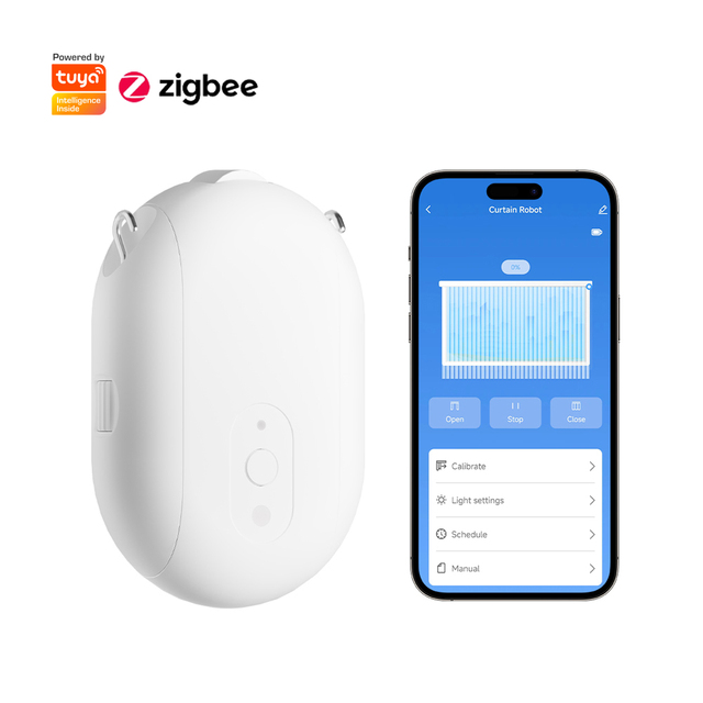 RSH Smart Curtain Tuya ZigBee 3.0 Alexa Google Home Wireless Remote Control Android Automatic Curtains Driver Opener Motor Robot