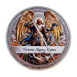 Pièce de collection commémorative en métal, motif Archange Michel, décoration, symbole de la foi, pour la lutte contre <span class=keywords><strong>le</strong></span> <span class=keywords><strong>mal</strong></span> - Product Image 2